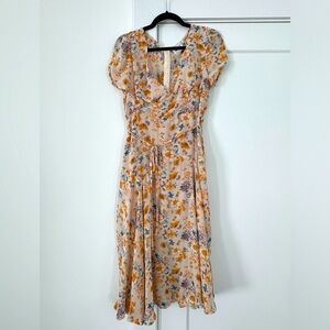 Floral Print Midi Dress